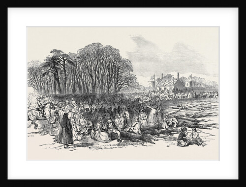 The Tenantry and Pitmen Assembling at the Towers, at Poynton by Anonymous
