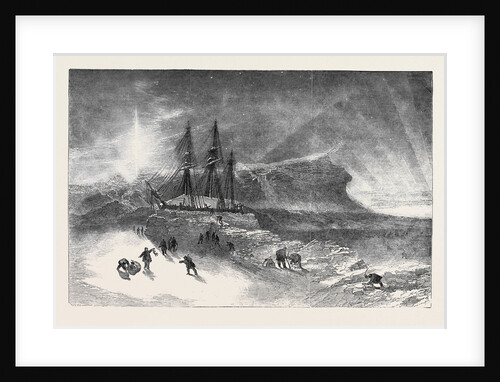 Burford's Panorama of the Polar Regions, the Investigator Snow Walled in for the Winter by Anonymous