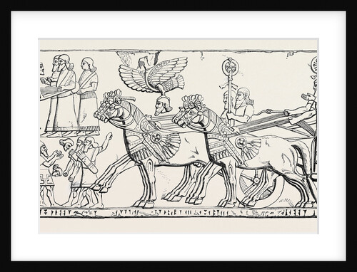 Triumphant Return of the King to His Camp; Nimroud Sculptures, Just Received at the British Museum by Anonymous