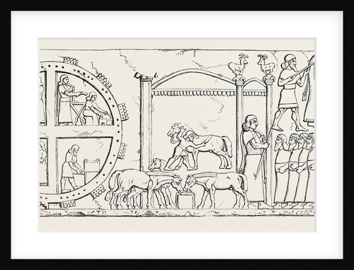 Supposed Kitchen and Pavilion; Nimroud Sculptures, Just Received at the British Museum by Anonymous