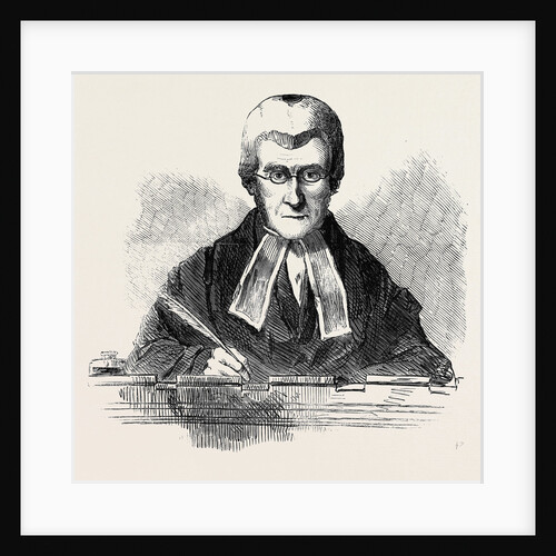 The Right Hon. Lord Campbell, Lord Chief Justice of the Court of Queen's Bench, Sketched at Lincoln on Monday Last, March 16, 1850 by Anonymous