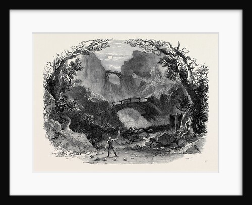 Scene from Der Freischutz (the Wolf's Glen), at the Royal Italian Opera by Anonymous
