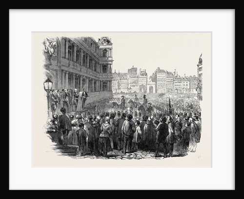 Proclamation of the Successful Candidates for the Department of the Seine, at the Hotel De Ville, Paris by Anonymous