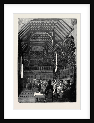 Celebration of Palm Sunday in the Hall of Sackville College, East Grinstead by Anonymous