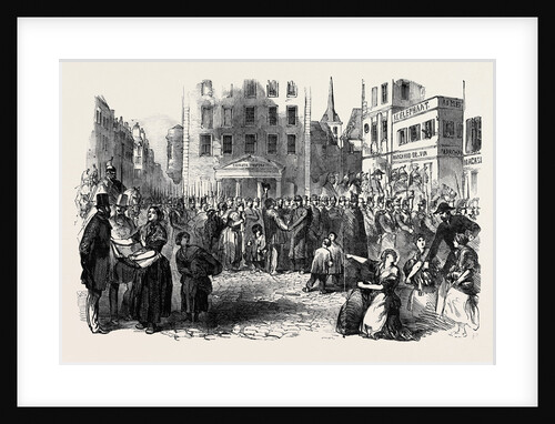 Departure of Prisoners from the Abbaye, at Paris by Anonymous