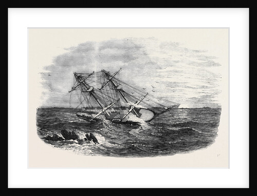 H.M.S. Sappho, on the Main Reef at Honduras by Anonymous