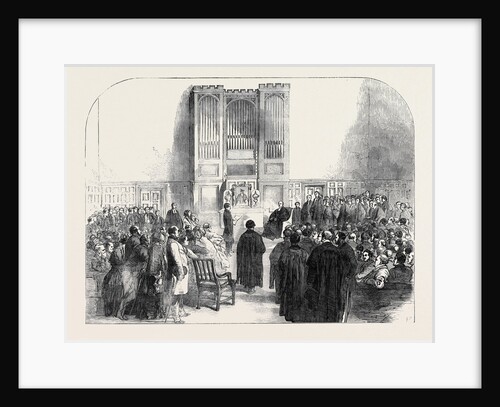 Presentation of a Memorial to Dr. Tait, at Rugby School by Anonymous