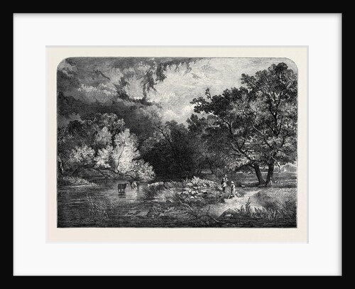 Exhibition of the National Institution, a Woodland River by Anonymous