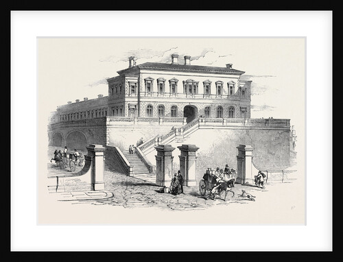 New Railway Station in Tithebarn Street Liverpool by Anonymous