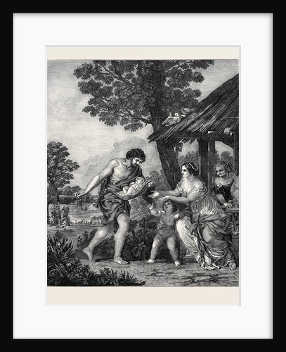The Finding of Romulus and Remus from the Picture by Pietro Da Cortona by Anonymous