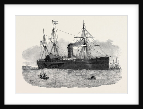 Ocean Steam Navigation: The United States Mail Steamship Atlantic Entering the Mersey by Anonymous
