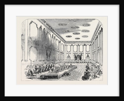 Grand Banquet of the Officers of the Coldstream Guards, in St. James's Palace by Anonymous