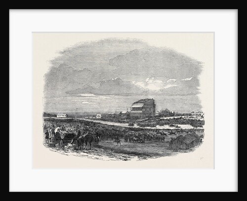 Epsom, the Race for the Derby Stakes, June 1, 1850 by Anonymous