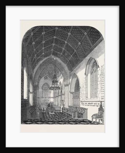 Interior of the Church of St. Stephen, Rochester Row, Westminster by Anonymous