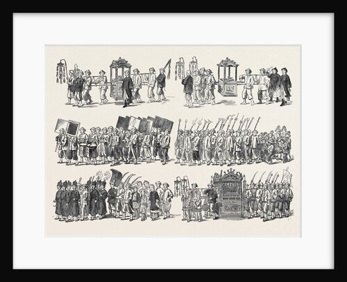 A Chinese Marriage Procession 1873 by Anonymous
