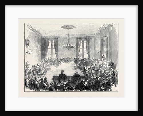 Conference Between Ironmasters and Workmen's Delegates at Cardiff Wales 1873 by Anonymous