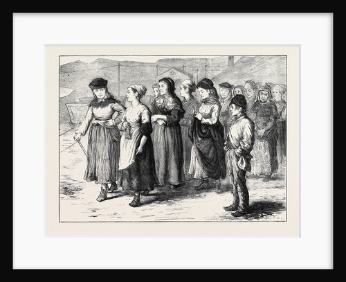 The Strike in South Wales: Tip Girls Leaving the Dowlais Works 1873 by Anonymous