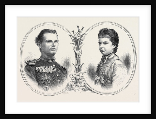 Prince Leopold of Bavaria and Princess Gisela of Austria 1873 by Anonymous