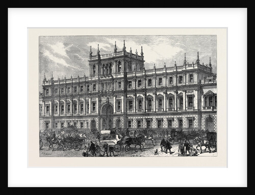 New Buildings of Burlington House Piccadilly London 1873 by Anonymous