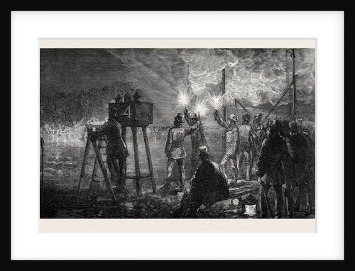 Display of Ship Distress Signals in Hyde Park London 1873 by Anonymous
