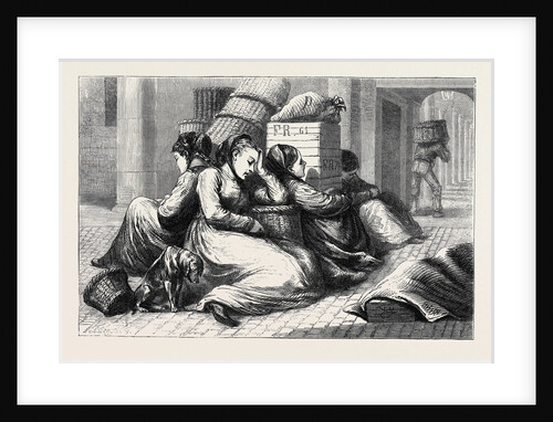 Covent Garden Market Women London 1873 by Anonymous