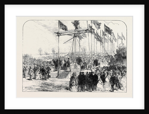 The Prince of Wales Laying the Foundation-Stone of the Norfolk County School at Elmham 1873 by Anonymous