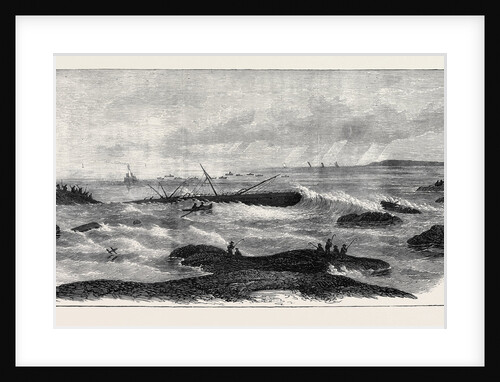 Wreck of the White Star Liverpool Steamship Atlantic with the Loss of Between Five and Six Hundred Lives on the Coast of Nova Scotia 1873 by Anonymous