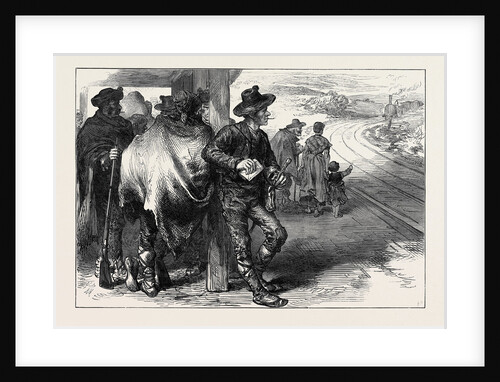 A Railway Station in Estramadura 1873 by Anonymous