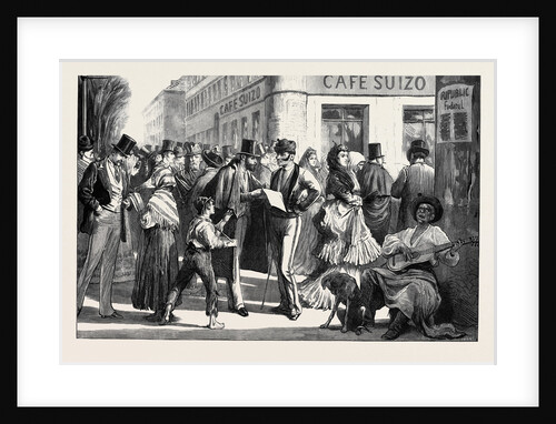 Spain: Street Gossips of Madrid 1873 by Anonymous