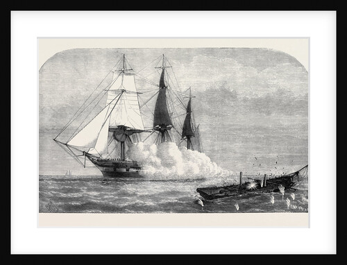 H.M.S. Immortalite Sinking the Derelict Zuleika 1873 by Anonymous