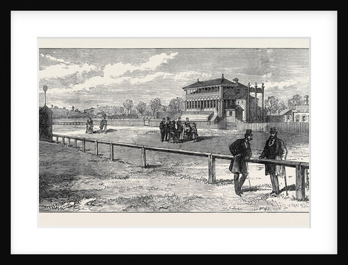The New Racecourse Bristol: The Grand Stand 1873 by Anonymous