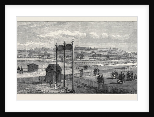The New Racecourse Bristol: View from Near the Grand Stand 1873 by Anonymous