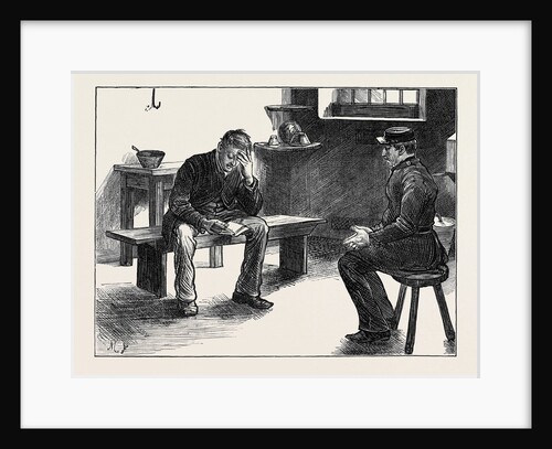 Newgate: The Condemned Cell 1873 by Anonymous
