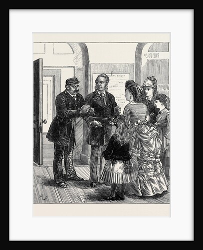 The Press Room: Trying on the Pinioning Jacket 1873 by Anonymous