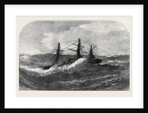 H.M.S. Himalaya in a Hurricane on the Atlantic 1873 by Anonymous