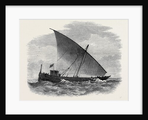 Vessels Used in the Zanzibar Slave Trade: Badane of the Arabian Coast 1873 by Anonymous