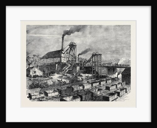 The Staffordshire Colliery Explosion: The Talke Colliery Near Hanley Where the Explosion Happened 1873 by Anonymous
