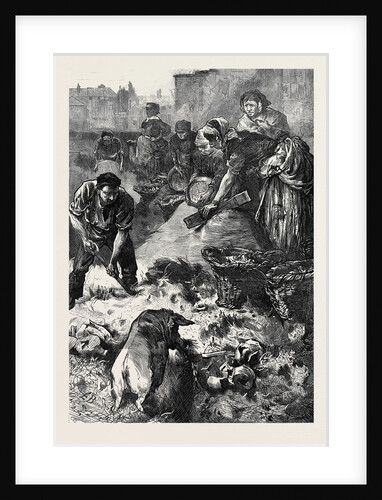 A London Dust Yard 1873 by Anonymous