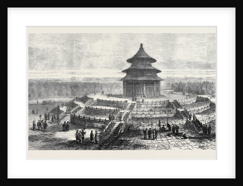 North Altar of the Temple of Heaven Pekin China 1873 by Anonymous