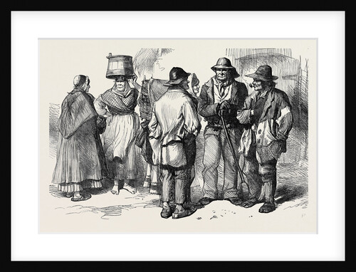 Men and Women of the Claddagh Galway 1873 by Anonymous