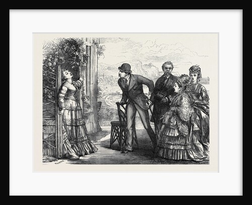 Scene from Old Soldiers at the Strand Theatre 1873 by Anonymous
