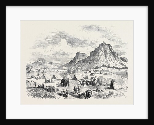 The Army in India: Camp of Exercise at Hassan Abdul 1873 by Anonymous