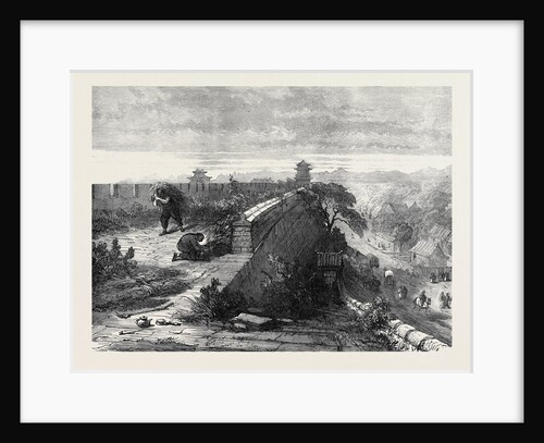 The Wall of Pekin China 1873 by Anonymous
