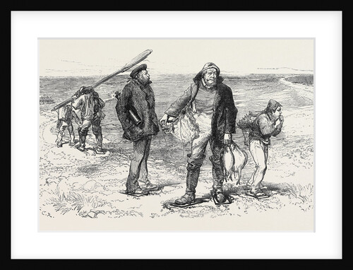 Loss of the Northfleet: View Near Dungeness with Beachmen Wearing Back Stays 1873 by Anonymous