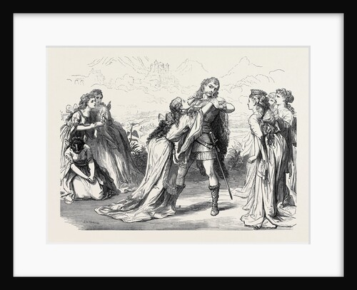 Scene from the Wicked World at the Haymarket Theatre London 1873 by Anonymous