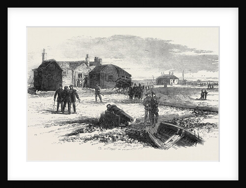 The Disaster in the Channel: The Chief Boatman's House First Battery Dungeness 1873 by Anonymous