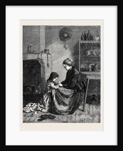 The Prayer, from the Exhibition of Pictures by Modern Artists of the French School by Anonymous