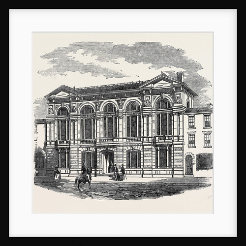 New Townhall and Markets Rugby. by Anonymous