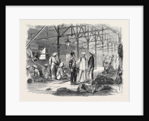 Interior of a Mat Shed in Hong Kong by Anonymous