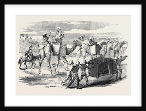 Pushing Forward British Troops to Delhi, Captain G.F. Atkinson Bengal Engineers by Anonymous